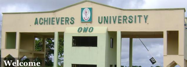 Achievers university owo school fees