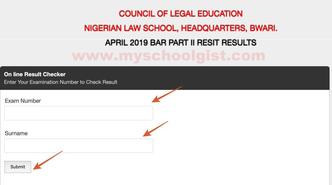 How to Check Nigerian Law School Resit Results