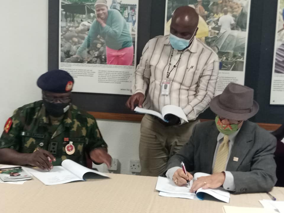 National Youth Service Corps (NYSC) Signs MoU with IITA