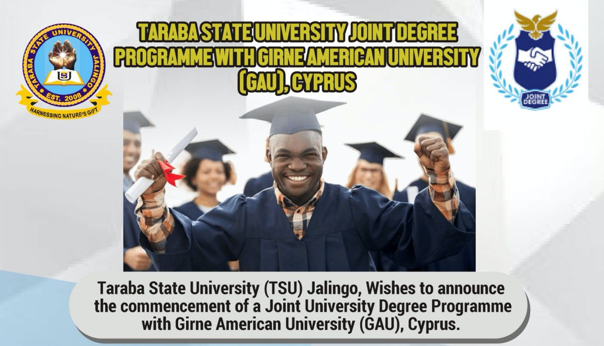 Taraba State University (TASU) Joint University Degree Programme with Gime American University (GAU), Cyprus