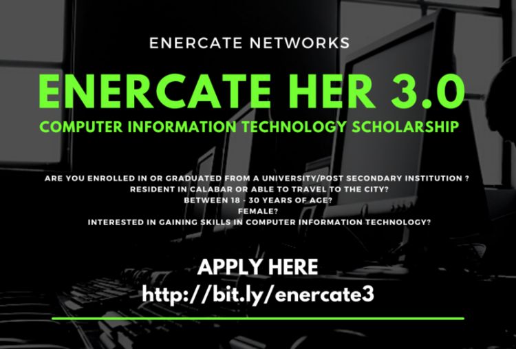 ENERCATE HER 3.0 Computer Information Technology Scholarship