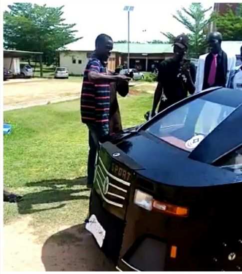 FUTMINNA Student Builds Sports Car as His Final Year Project