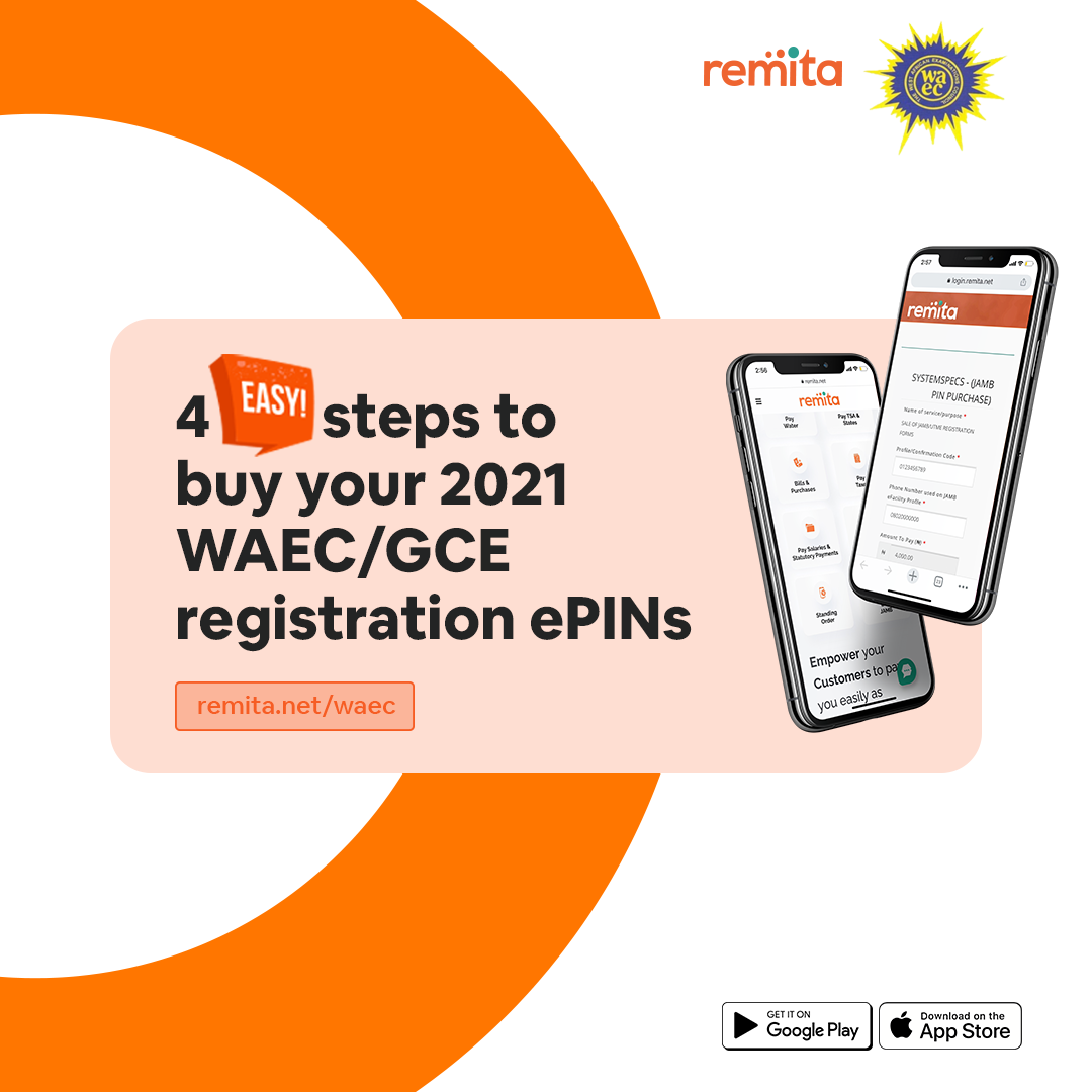 Buy WAEC GCE Registration ePINs on Remita