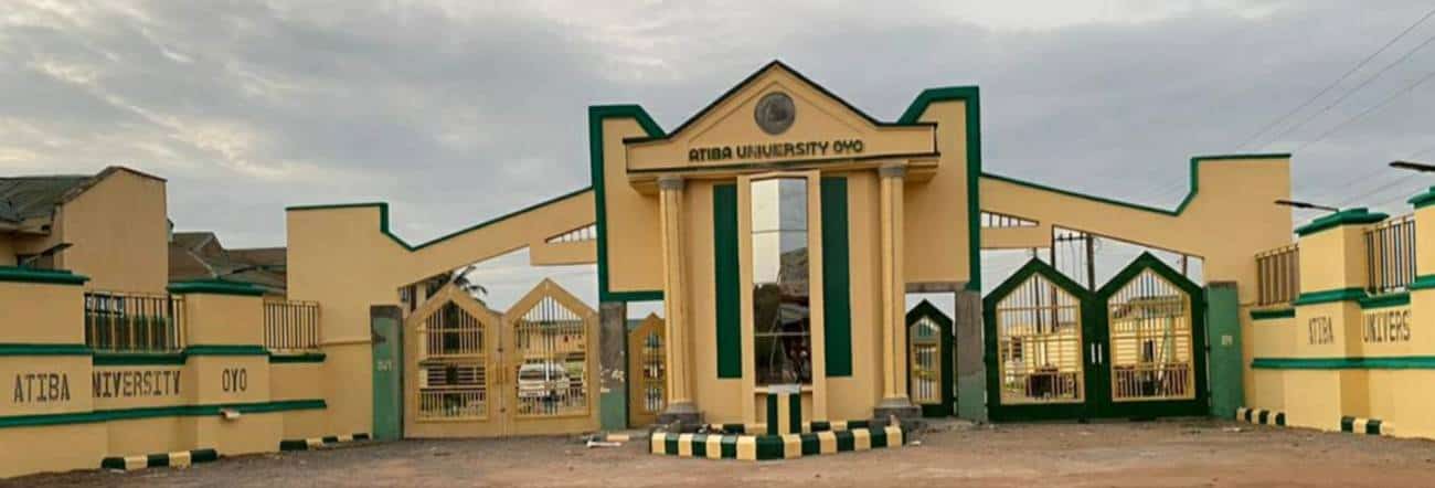 Atiba University Diploma and Certificate Programmes Admission Form