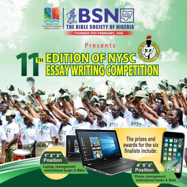 Bible Society of Nigeria (BSN) NYSC Essay Writing Competition