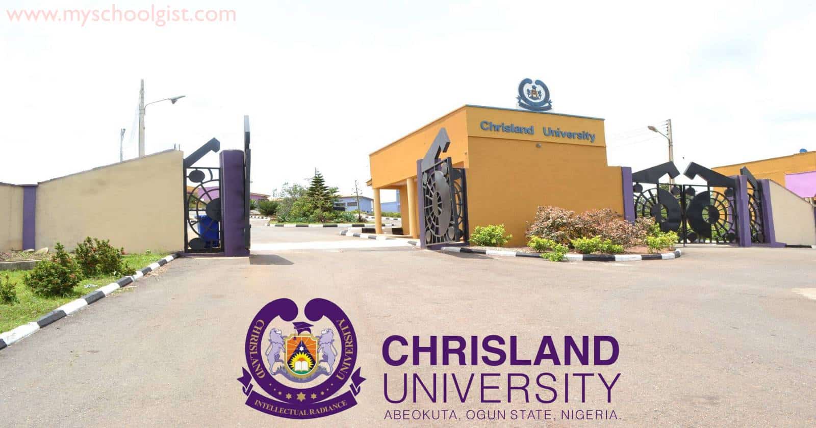 Chrisland University (UNICHRIS) Admission List