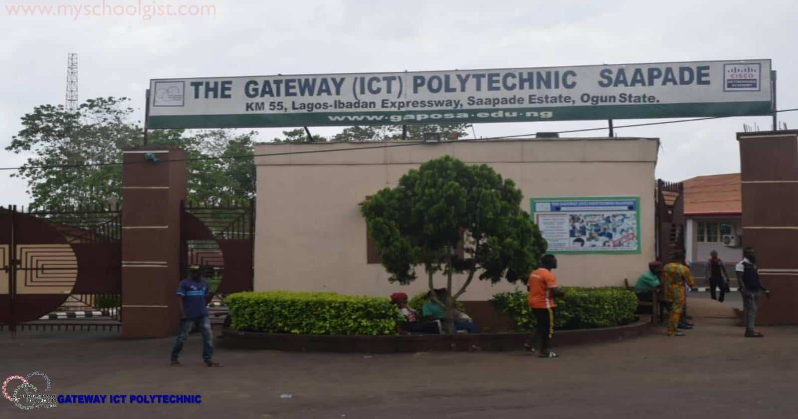 Gateway ICT Polytechnic Saapade ND Part-Time Admission Form