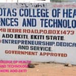 FABOTAS College of Health Science & Tech Admission 2024/25