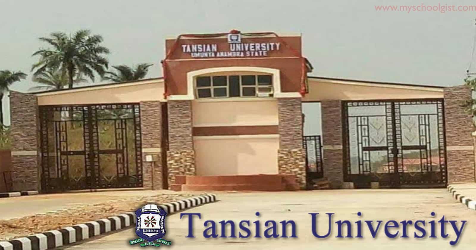 Tansian University (TANU) School Fees