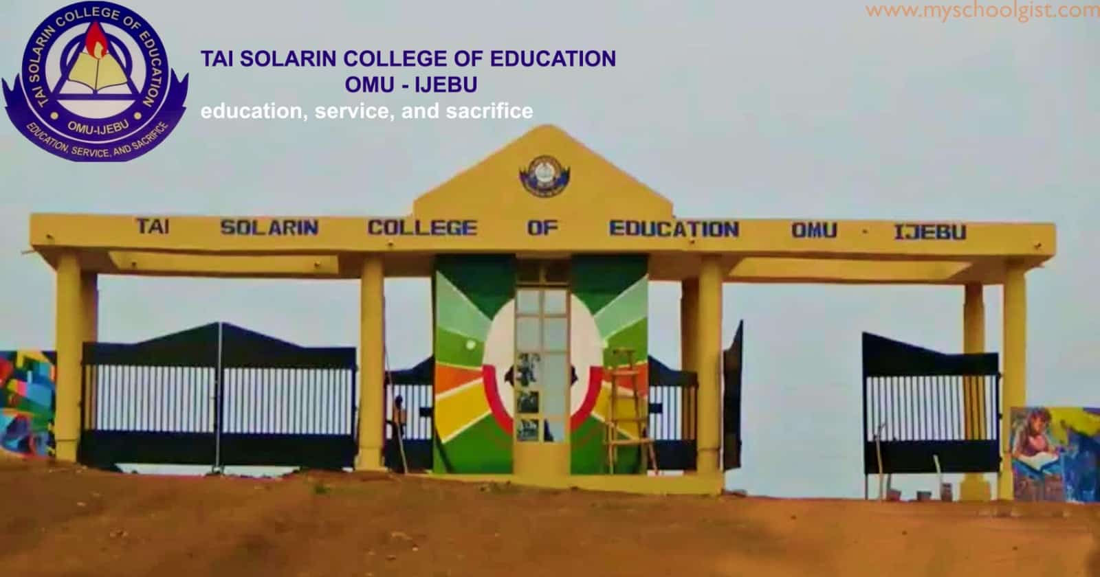 Tai Solarin College of Education NCE Part-Time Admission Form