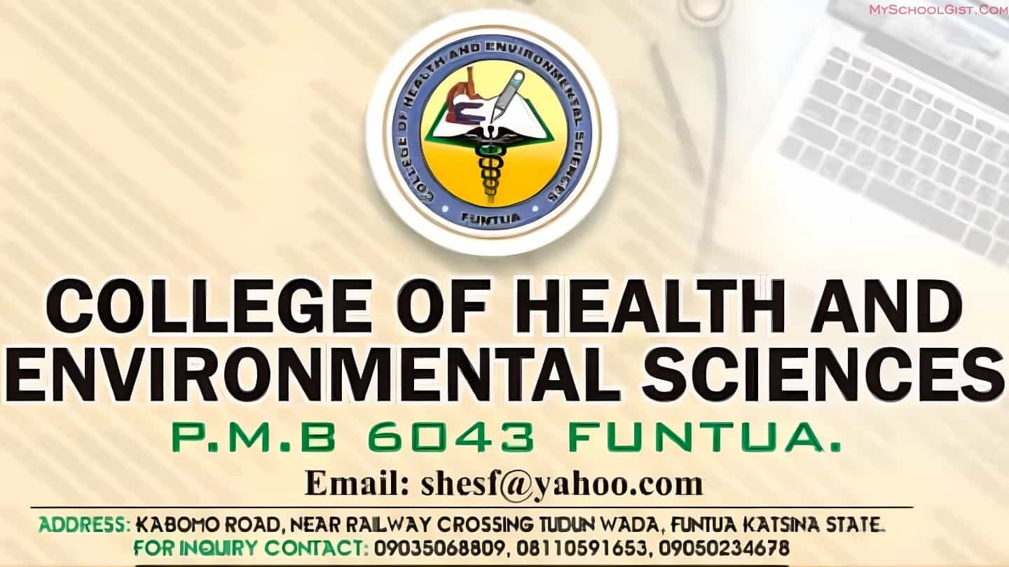College of Health and Environmental Sciences Funtua (CHESF) Admission Form