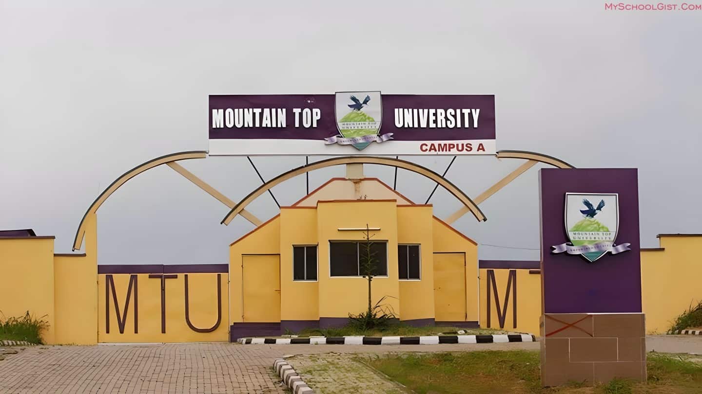 Mountain Top University (MTU) JUPEB Admission Form