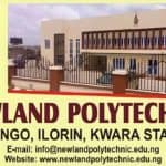 Newland Polytechnic ND Part-Time Admission Form 2024/2025