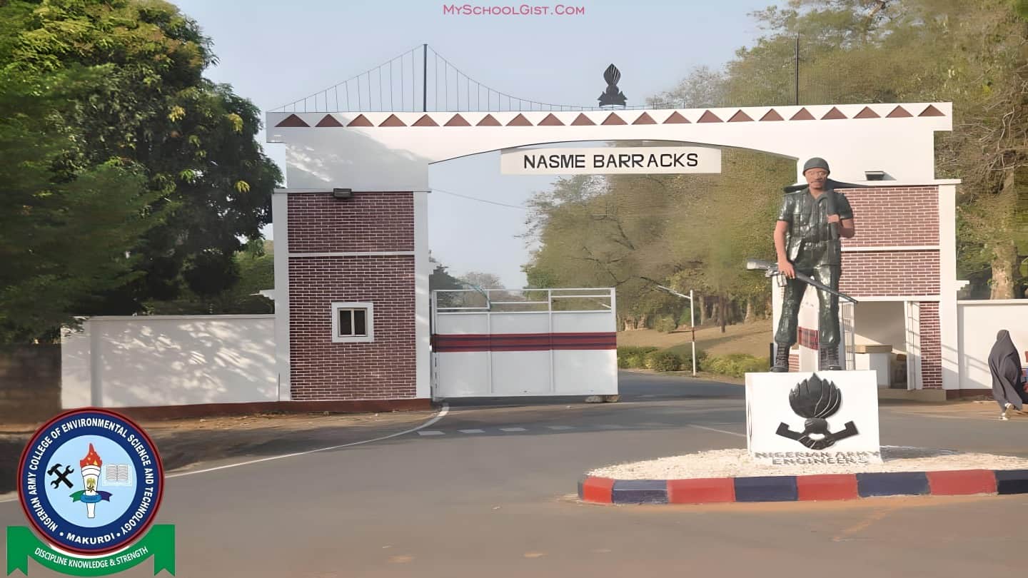 Nigerian Army College of Environmental Science and Technology ND Part-Time Admission Form