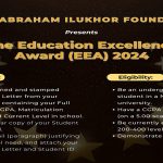Abraham Ilukhor Foundation Education Excellence Award 2024
