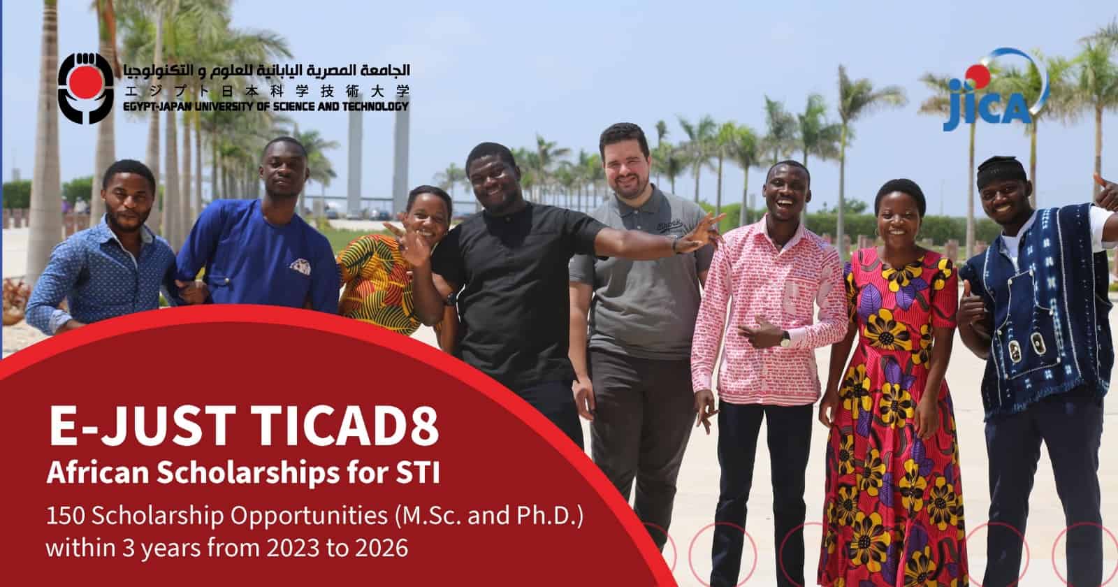 E-JUST TICAD8 African Scholarships