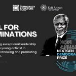 Nominate for the Kofi Annan NextGen Democracy Prize 2024