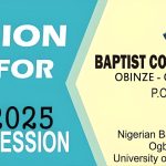 Baptist College of Theology Opens Admission for 2024/2025