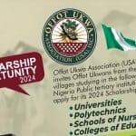 Offot Ukwa Association (USA) Inc Scholarship Program 2024