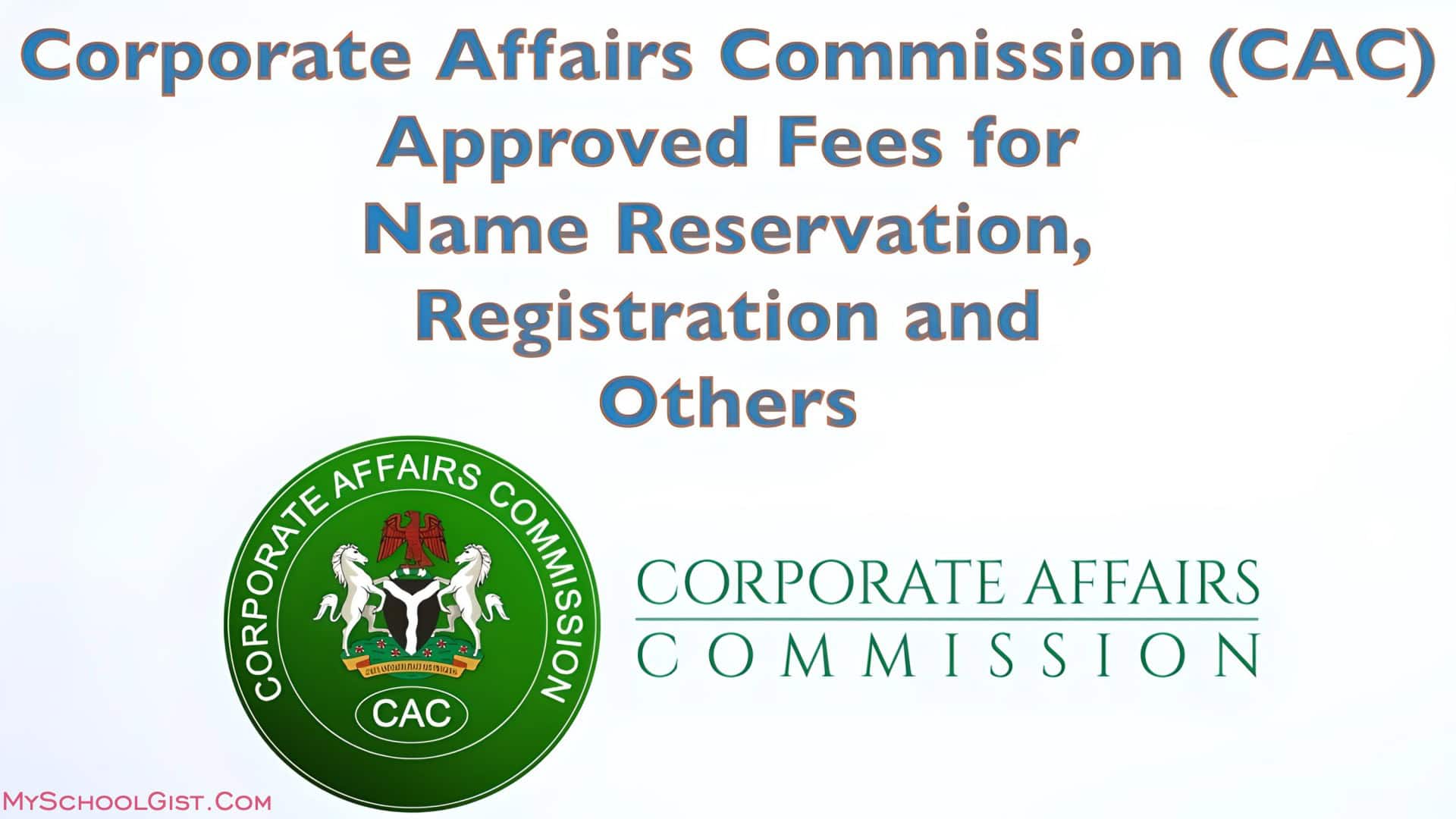 CAC Fees for Business Name Services in Nigeria