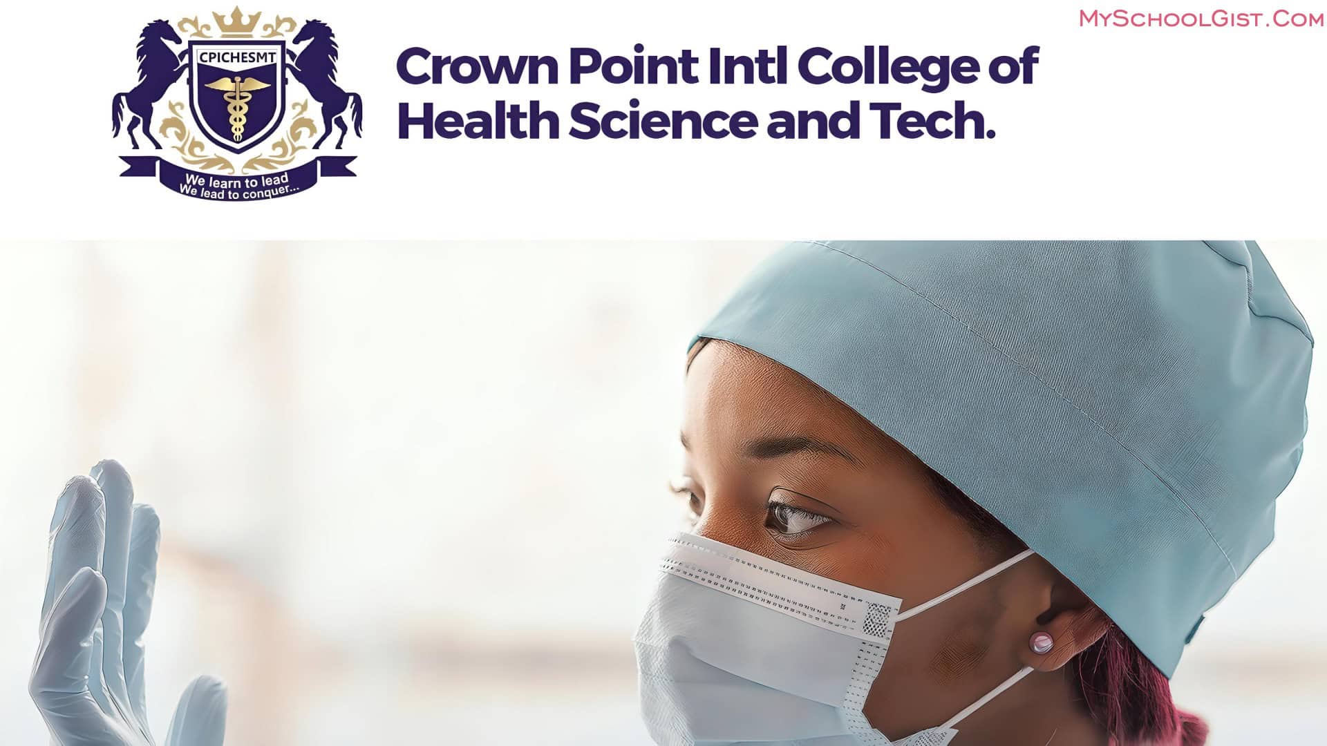 Crown Point International College of Health Sciences and Technology (CPICHEST) Admission Form