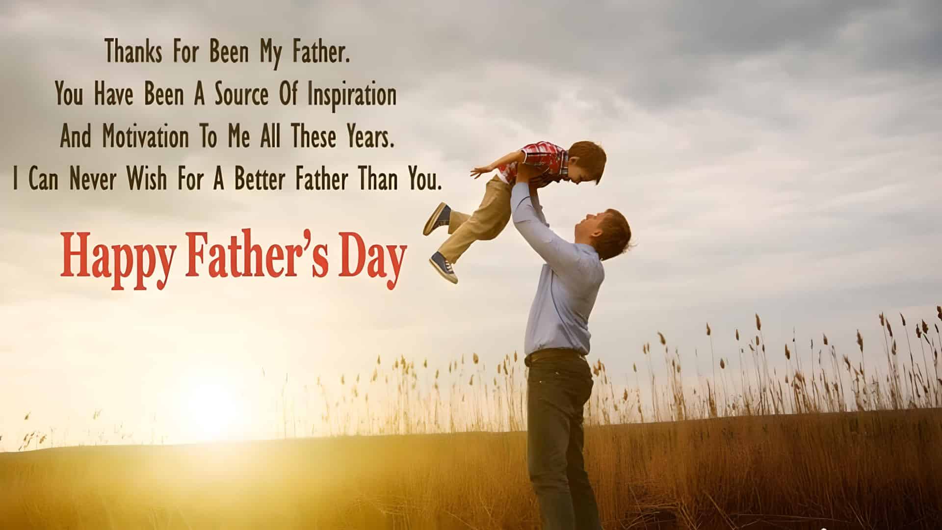 Father's Day Greetings from Son