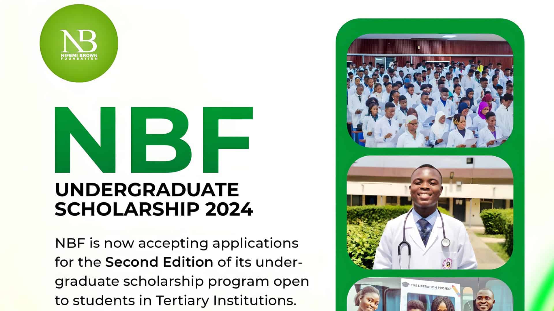 Nifemi Brown Foundation Undergraduate Scholarship