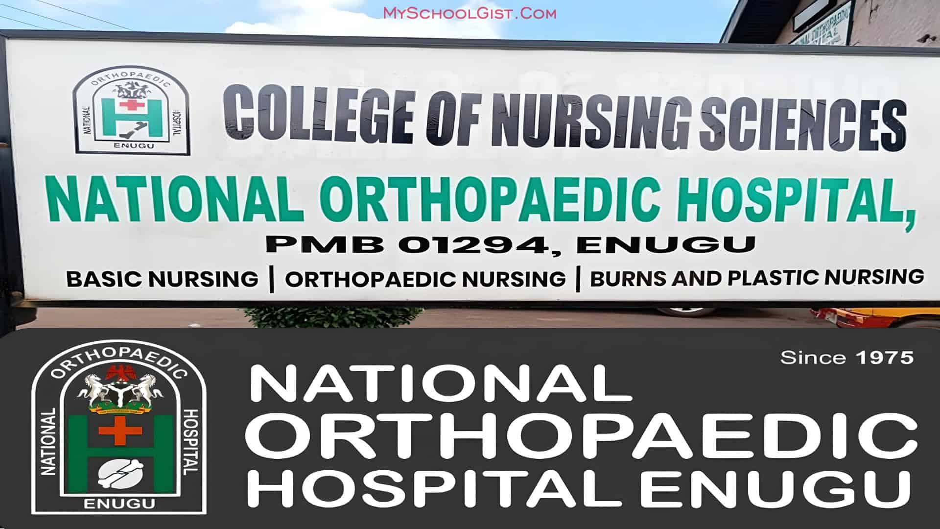 National Orthopaedic Hospital, Enugu (NOHE) College of Nursing Sciences Admission Form