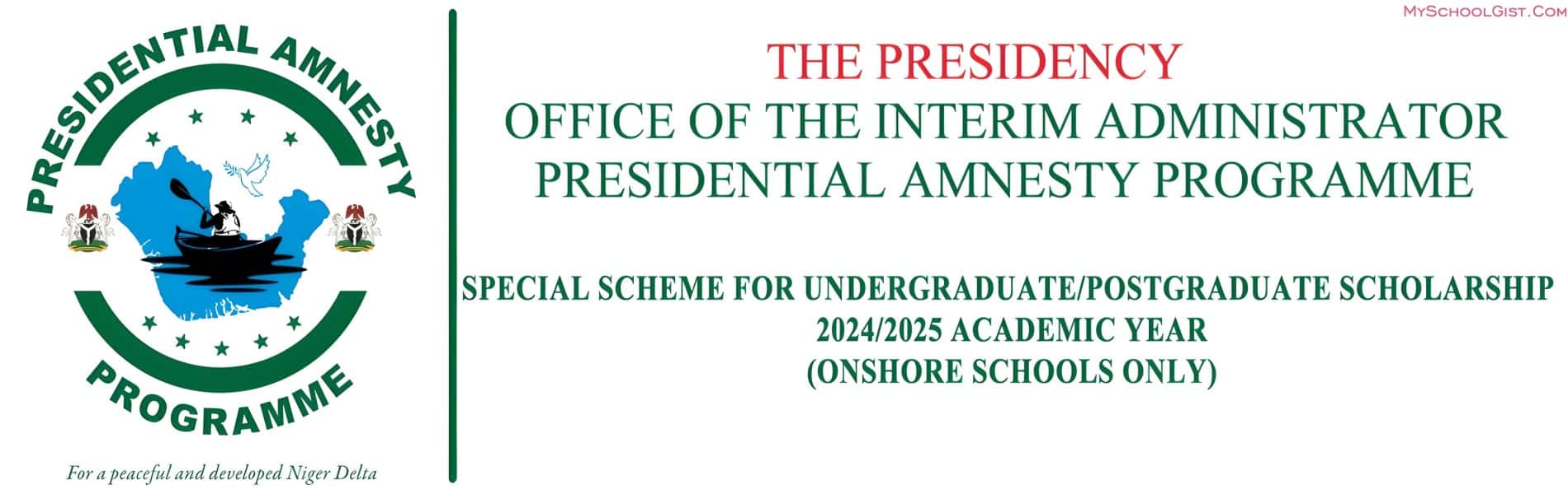 Presidential Amnesty Programme Scholarship