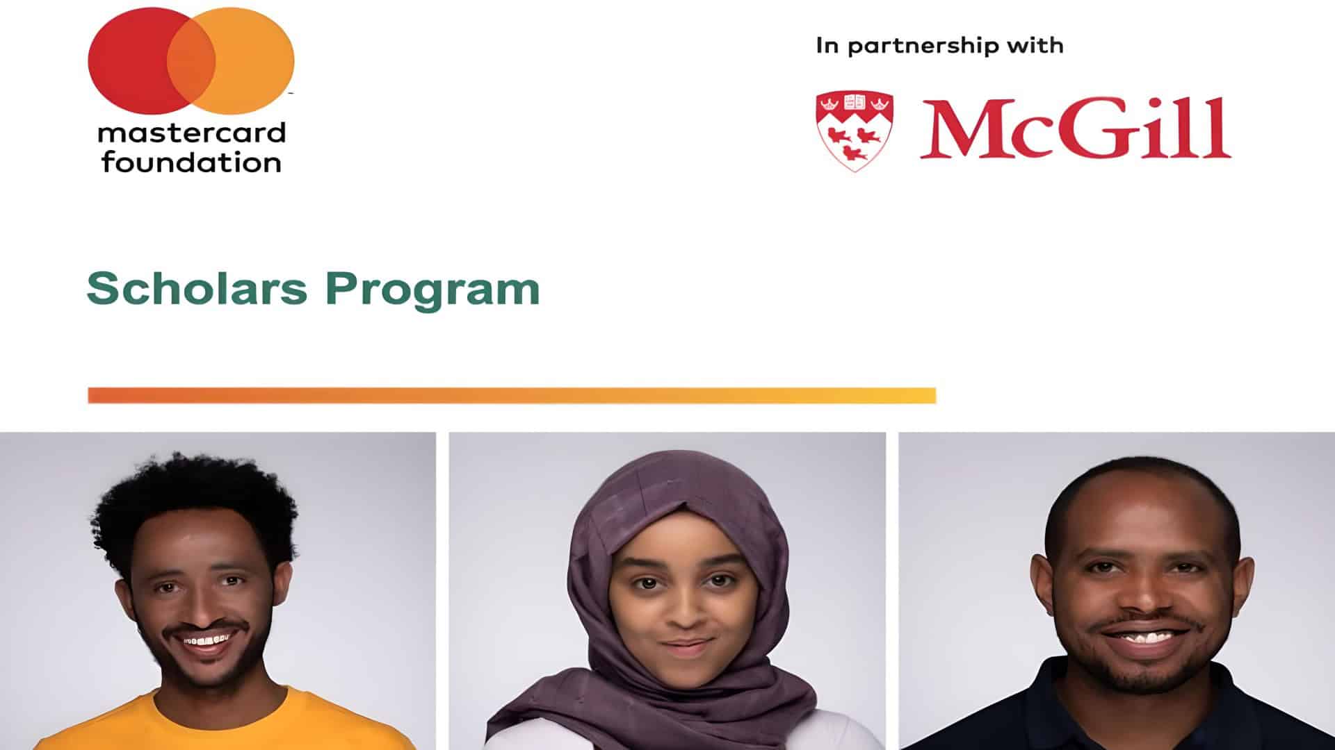 MasterCard Foundation Scholars Program at McGill Canada